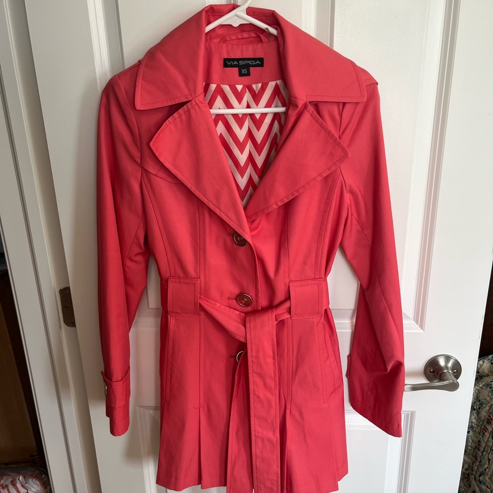 Via Spiga Women's XS Trench Coat
